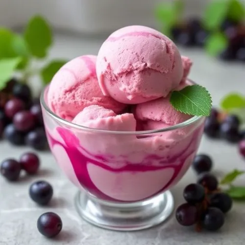Black Currant Ice Cream